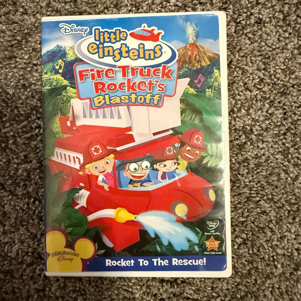 Disney Little Einsteins Fire Truck Rocket's Blastoff - Red and Blue